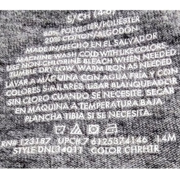 Danskin Now Semi-Fitted Gray Heather Open Front Cardigan Small 4-6 - Picture 11 of 11